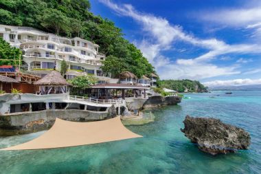 Kasım 18,2017 güzel manzara Batı Cove Boracay