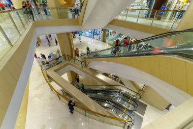 Şubat bir kasaba alışveriş merkezinde yürüyen, Gaziantep Şehir alışveriş üzerinde 20,2018 Konuklar