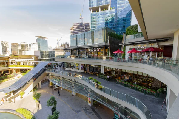 Fev 20,2018 Vista das compras No centro comercial do segundo andar, Taguig City — Fotografia de Stock