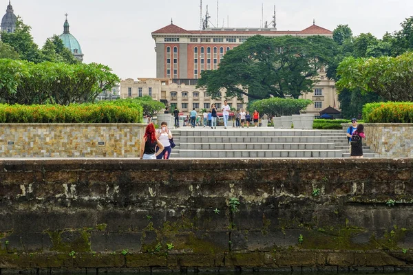 Jan 21,2018 turist alarak fotoğraf Fort Santiago Intramuros, Manila, — Stok fotoğraf