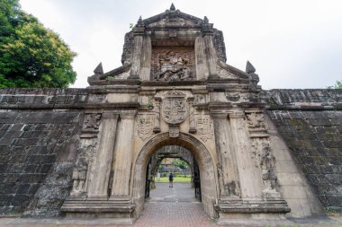 Jan 21,2018 ön kısmında Fort Santiago kapısı, Intramuros, Manila