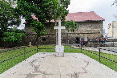 Jan 21,2018 turist Fort Santiago, Intramuros, Manila ile yürüyüş