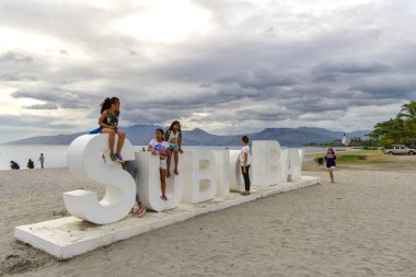 27 Ocak 2018 turist Subic beach, Subic fotoğrafını