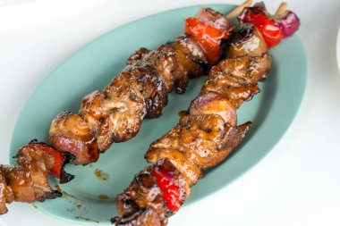 Filipinler domuz Barbekü ünlü gıda