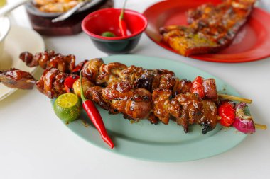 Filipinler domuz Barbekü ünlü gıda