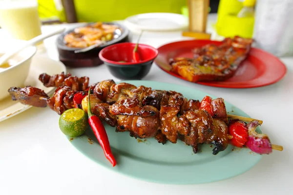 Filipinler domuz Barbekü ünlü gıda