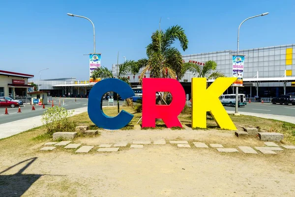 CLARK, PHILIPPINES - Mar 25,2018 Airport Sinage at Clark International Airport — Stock Photo, Image