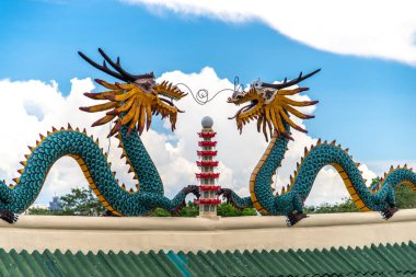 Ejderha Tanrı Taoist tapınakta, Cebu city, Filipinler