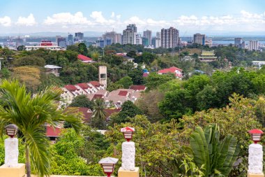 Cebu city cebu city, Filipinler Taoist tapınakta görünümünden