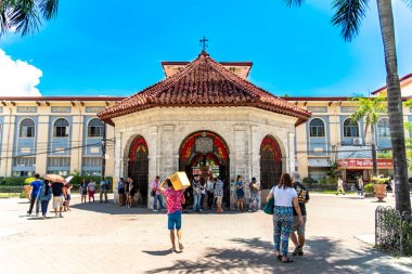 Bir Cebu city, Filipinler Nisan Magellans çapraz 25,2018 - kişi