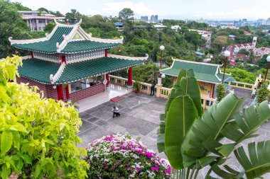 Bir Cebu city, Filipinler Nisan Taoist tapınağını ziyaret 25,2018 - insanlar
