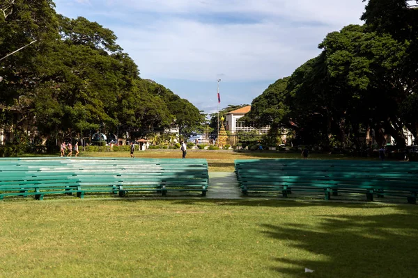 Silliman oyun alanı manzarası, Dumaguete şehri, Filipinler, 11 Aralık 2019 — Stok fotoğraf