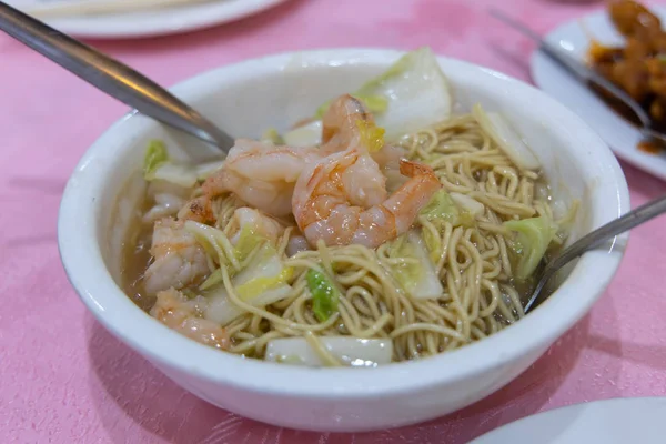 中華料理-海鮮揚げ麺 — ストック写真