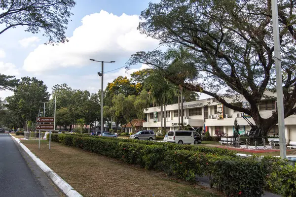 Cenário em frente ao Clark Museum, Pampanga, Filipinas, 1 de fevereiro de 2020 — Fotografia de Stock