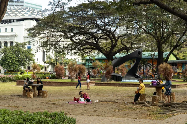 Şubat 2020 Rizal Park Manila Filipinler Deki Manzara — Stok fotoğraf