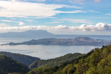 Taal Volkanı, Tagaytay, Filipinler 'deki güzel manzara