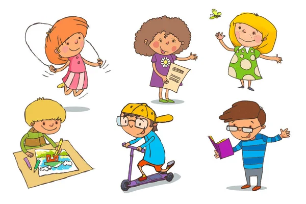 Çocuklar çeşitli aktiviteler nişanlandık