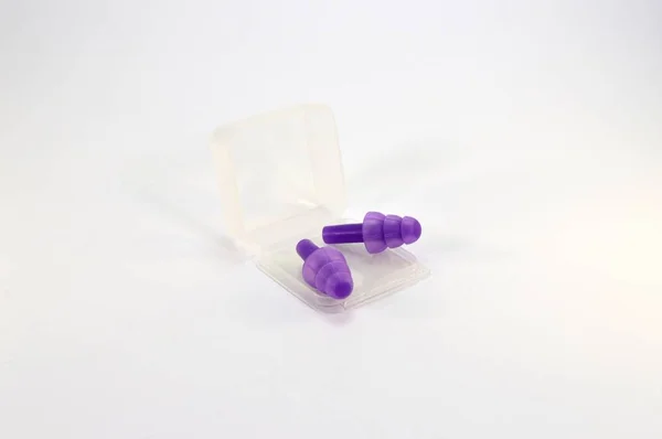 Par de silicone roxo — Fotografia de Stock