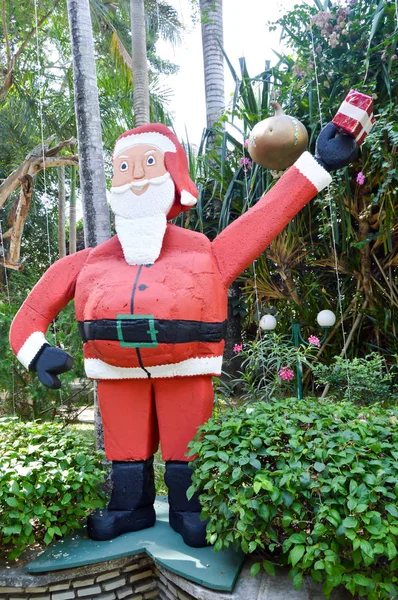Santa Claus holding — Stock Photo, Image