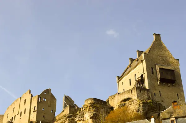 Ruins of the castle of Larochette — Stock Photo, Image