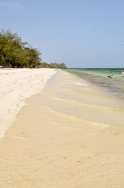 BAMBURİ beach bir hendek ile
