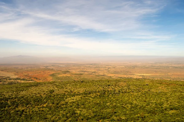Weergave van de rift valley in Noordwest-Kenia — Stockfoto
