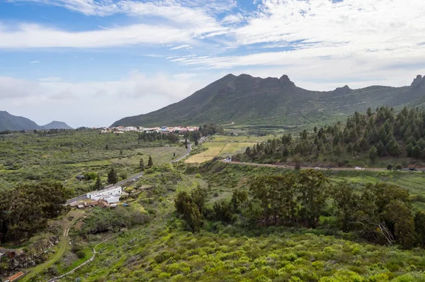Vista do vale de arriba no noroeste da ilha de T — Fotografia de Stock
