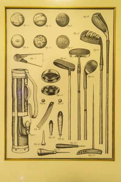 Uygulama için tüm gerekli malzeme gösteren çizim