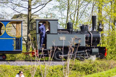 Fi'den daiza,Belgium,Europe-19/04/2018.Departure Buhar locom