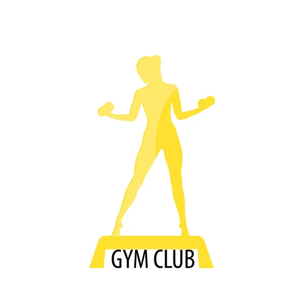Gym club logotype. Sport Fitness creative concept.