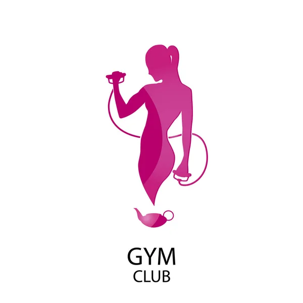 Fitness club icono de color — Archivo Imágenes Vectoriales
