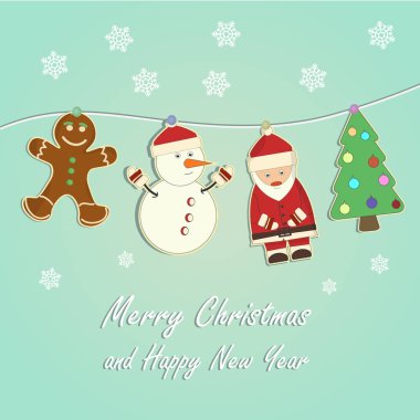 Noel ve Yeni Yıl Kartı