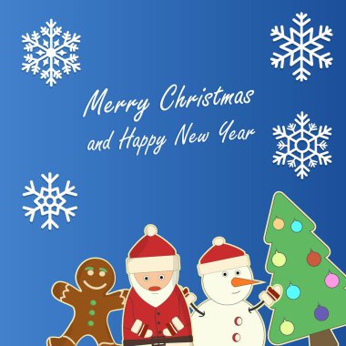 Noel ve Yeni Yıl Kartı