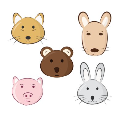 Sevimli çizgi film hayvanları