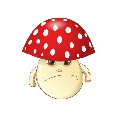 Kötü mantar vektör çizim