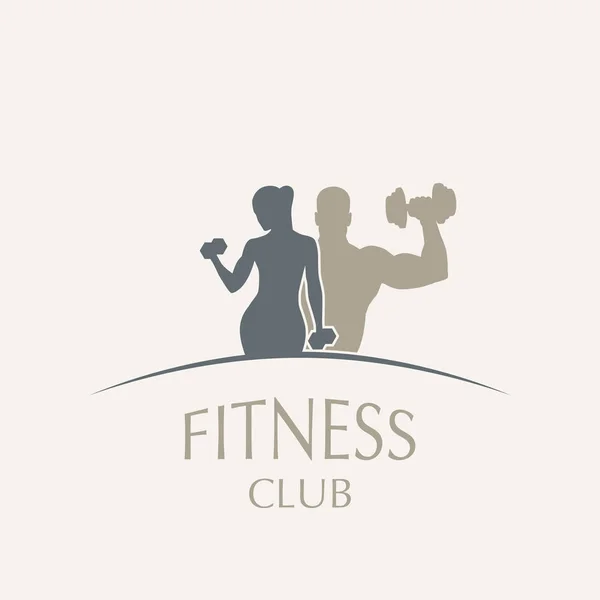 Levantamiento de pesas y fitness — Vector de stock