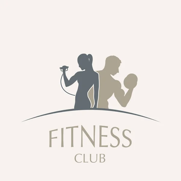 Levantamiento de pesas y fitness — Vector de stock