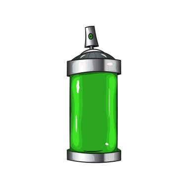 yeşil boya ile spreyler