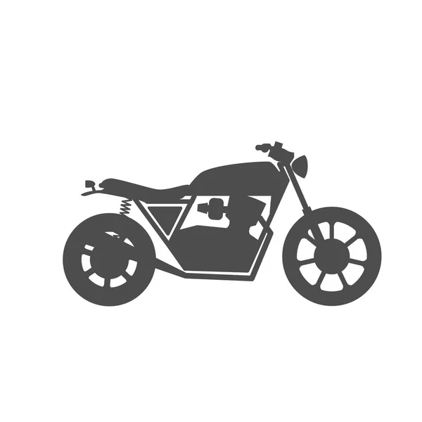 Icono de la motocicleta o signo — Vector de stock