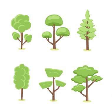 ağaçlar set
