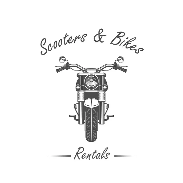 Venta y alquiler de motos — Archivo Imágenes Vectoriales