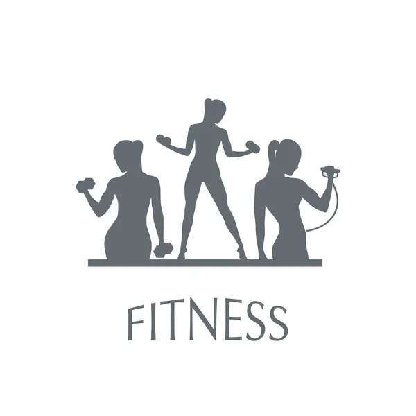 Fitness kulübü simgesi — Stok Vektör