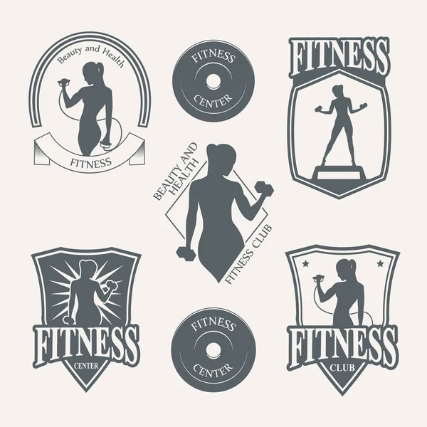 Clube de fitness logotipo —  Vetores de Stock