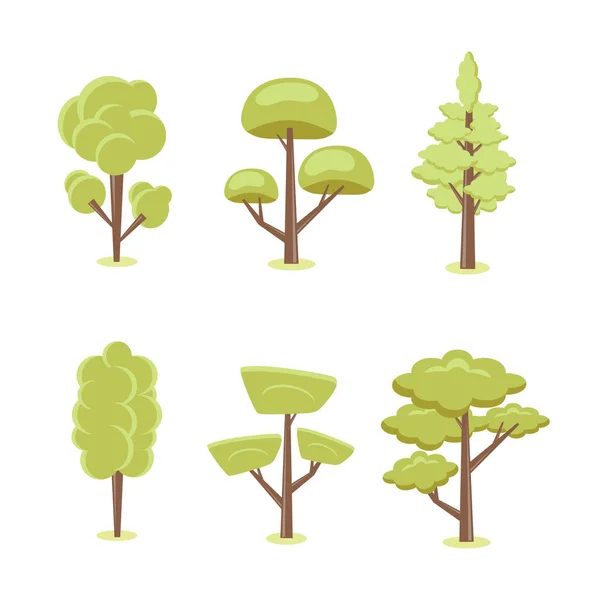 Деревья для дизайна — стоковый вектор