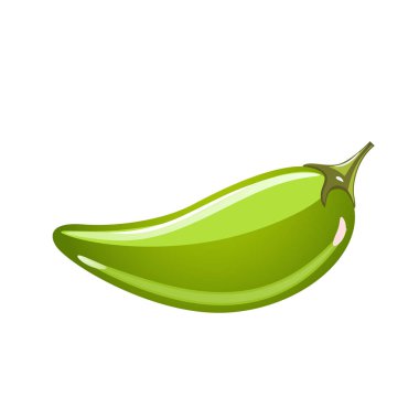 Biber beyaz arkaplanda izole