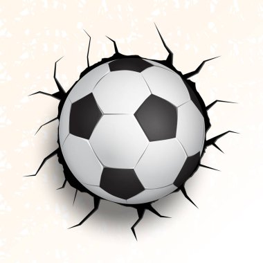 kırık duvarda geliyor futbol topu