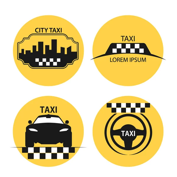 Logo taxi vector — Archivo Imágenes Vectoriales