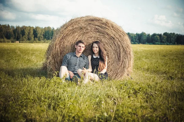 haystacks yakınındaki bir alanda dinlenme severler