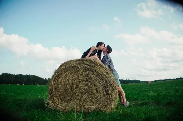 haystacks yakınındaki bir alanda dinlenme severler