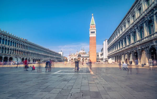 Venetië Plein Piazza San Marco Italië — Stockfoto